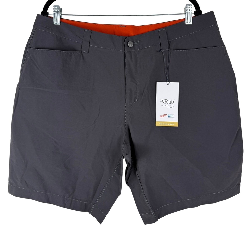 Rab Mens 38 XXL Capstone Shorts‎ Anthracite Grey Hiking Outdoors Matrix QFU-96